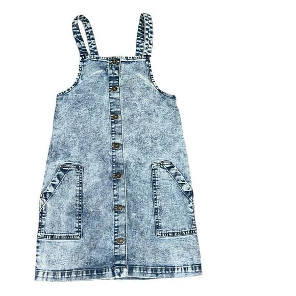Arizona Girls Denim Blue Skirt Jumper(Size 14R) - Picture 3 of 5